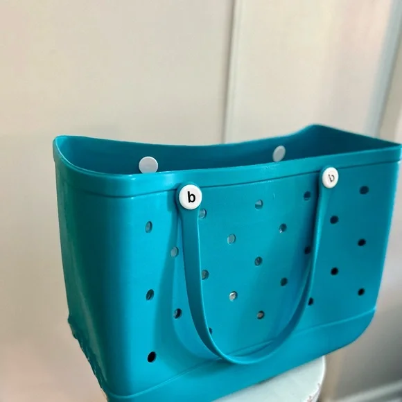 Stylish Blue Tote Bag - Picture 2 of 11